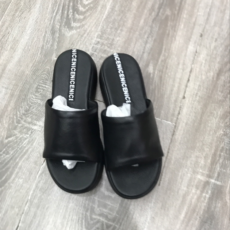 summer wedge with cowhide sandals, round head, comfortable feet. thumbnail