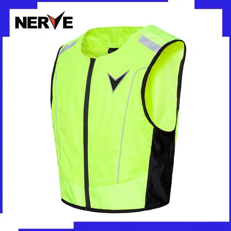 NERVE摩托车衣服骑行服机车赛车马甲反光背心安全骑士装备四季夏