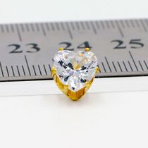 Yiwu Talon chain compares three zircon single talon 4*4/8*8mm heart-shaped single talon drill manufacturers wholesale