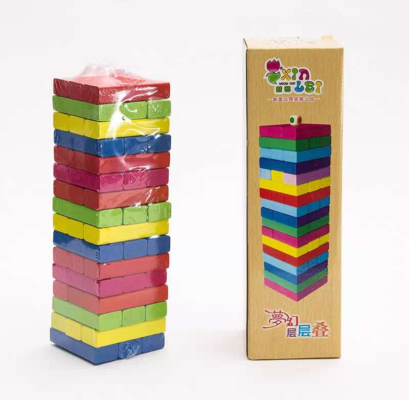 叠叠乐数字叠叠高层层叠抽抽乐积木儿童益智力玩具
