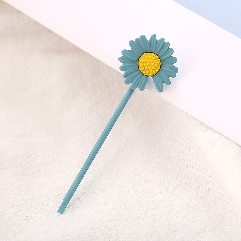 Wholesale of small Daisy multi-color spray-painted European and American fashion forest-style pearl water diamond hair clips and bangs clips for goddess casual matching accessories undefined