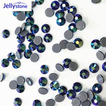 Jellystone customised 1,440 pieces/bag of mock Auger SS16 Muran AB flat bottom rhinestone accessories