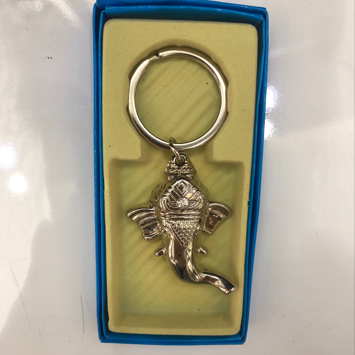 Indian elephant keychain details Picture