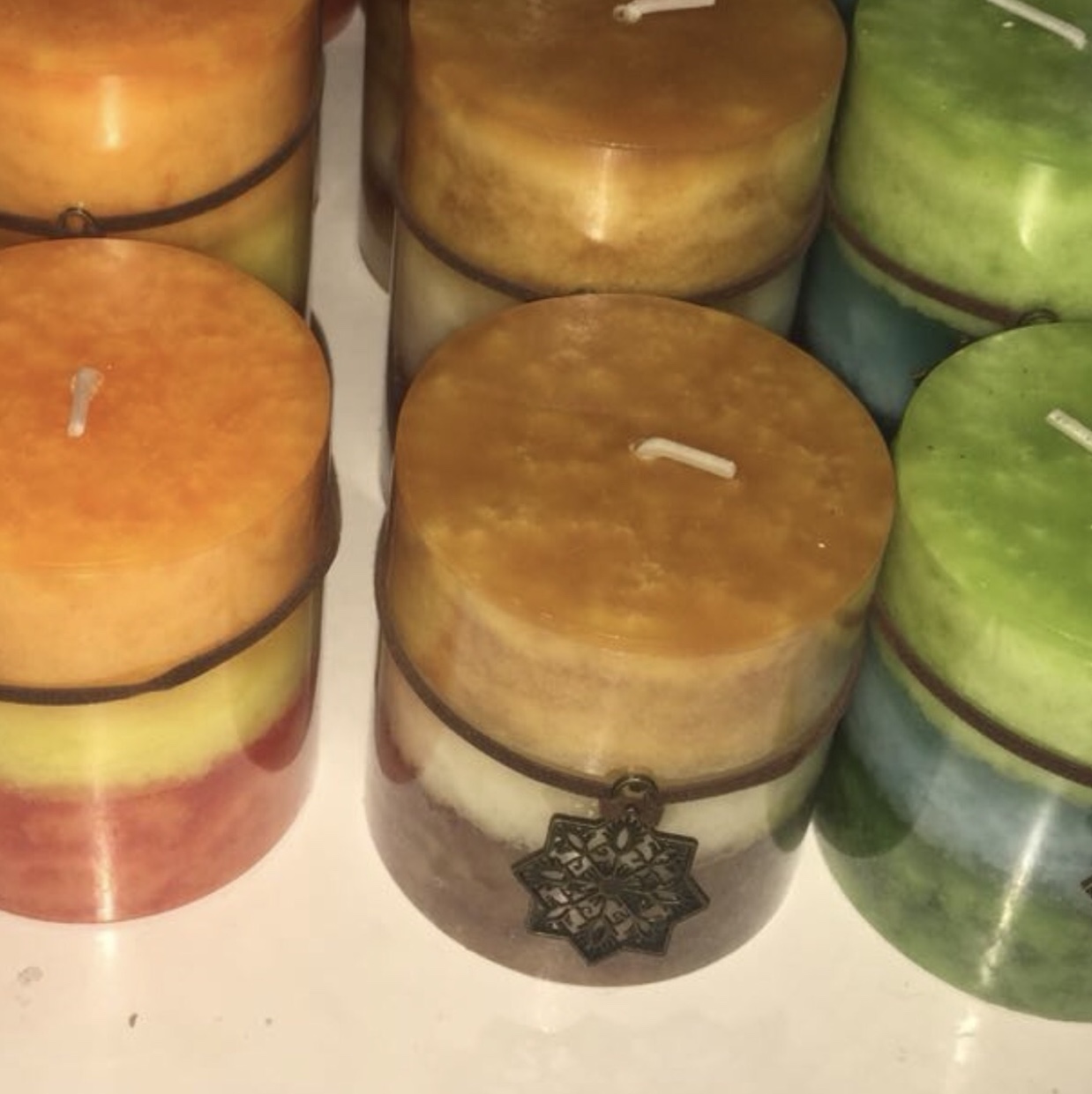 Scented oil candles