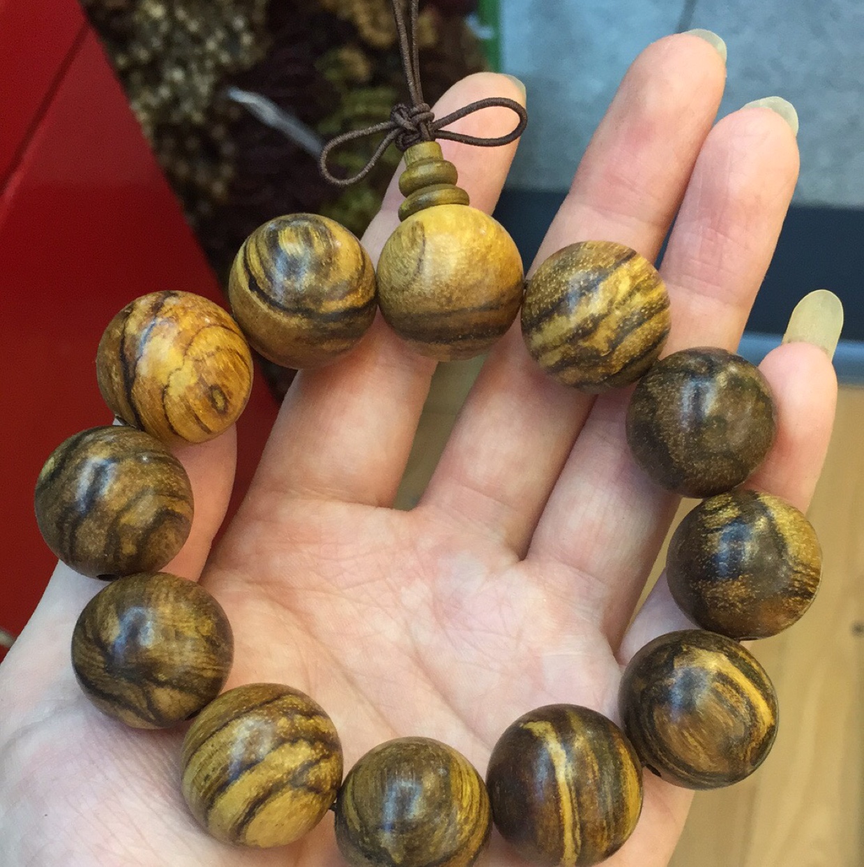Flower Qi nan hand beads thumbnail