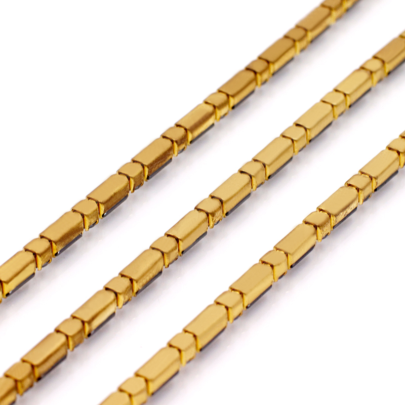 【 Rectangular & Round 】 Rectangular meta-shaped zircon claw chain, copper studded with diamonds, handcrafted chain, nail art, clothing and jewelry in stock 6 detail image 4