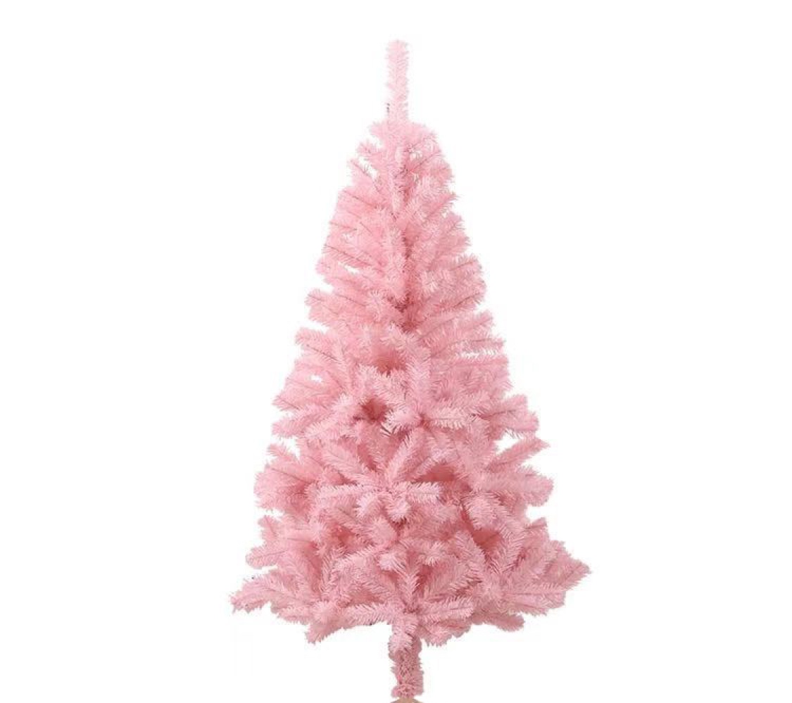 1.5m cherry blossom pink PVC Christmas tree network red style