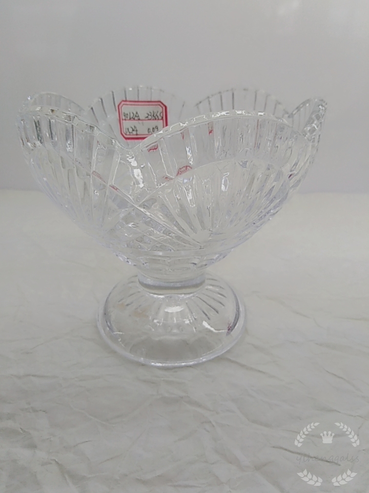 Factory direct sales of lead-free glass ice cream cups 9012 Specification image