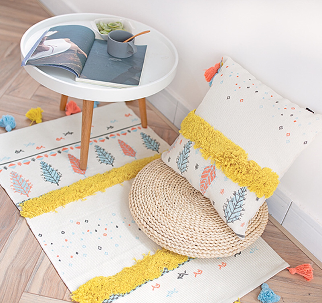 亚马逊爆款 入户门垫子ins地垫家用卧室客厅网红地垫门口地垫批发细节图