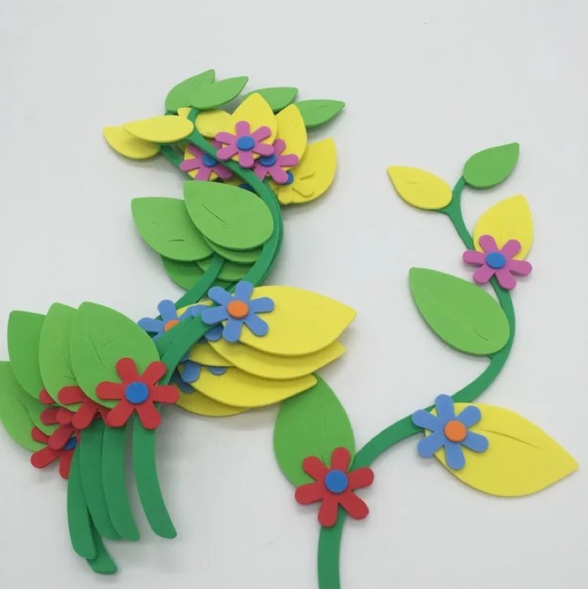 Flower willow twigs, 6 in a pack, made of EVA material, environmentally friendly and non-toxic