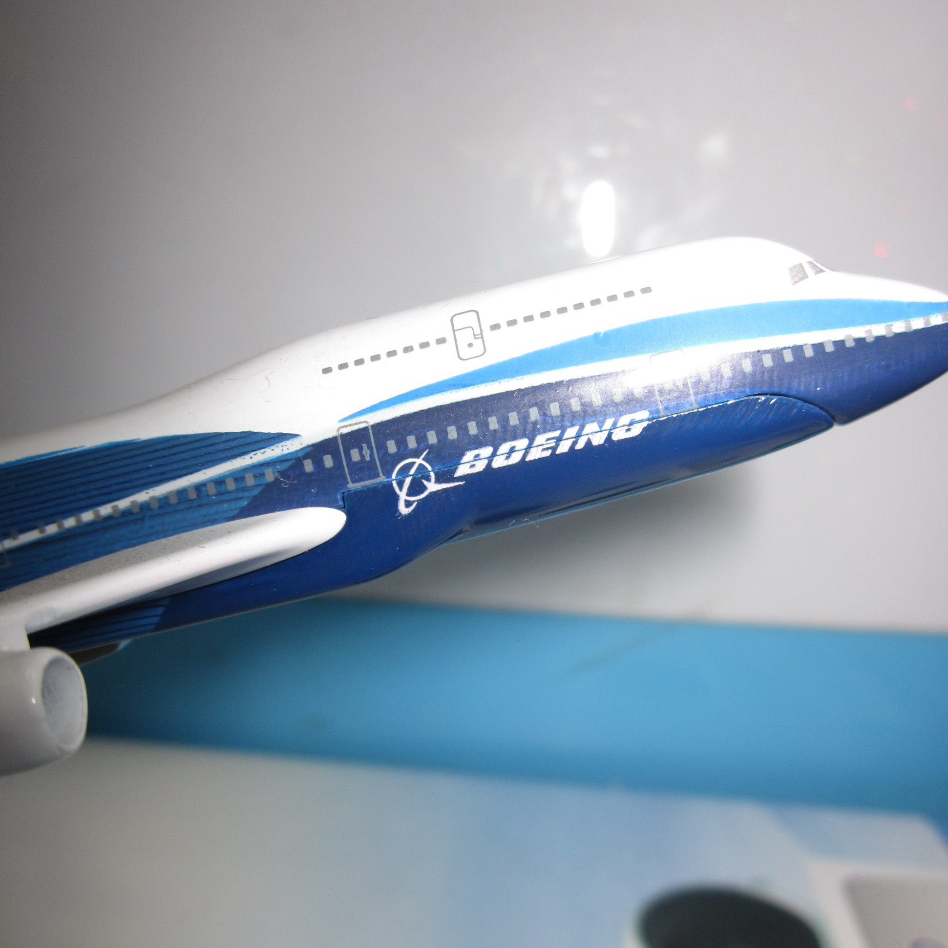 飞机模型B747-400原型机合金飞机模型金属飞机模型详情图4