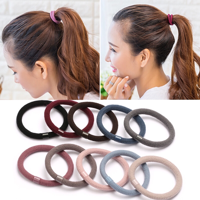Two-yuan store high-elasticity hair ties, hair bands, hair ties, hair accessories, basic styles, hair bands and rubber bands