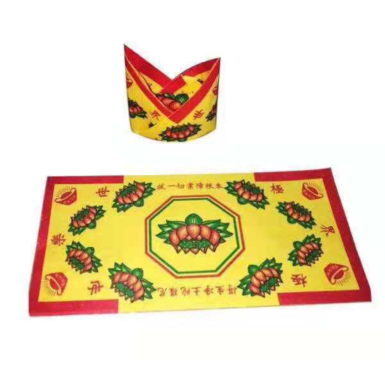 Ingot paper lotus, make a fortune details Picture