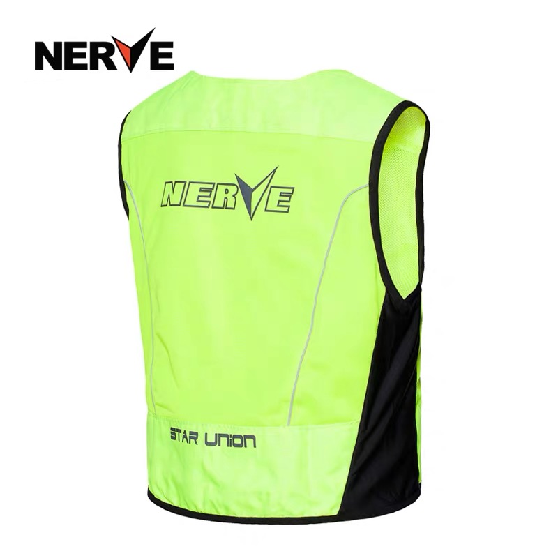 NERVE摩托车衣服骑行服机车赛车马甲反光背心安全骑士装备四季夏详情图1