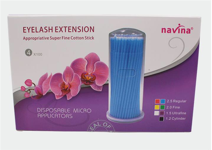 navina Yaviya eyelash extension Special Cleaning Stick, disposable cotton swab, deep cleaning, nano cotton swab removal, makeup and eyelash extension tool, special cotton swab for eyelash extension stores, exclusively for export details Picture
