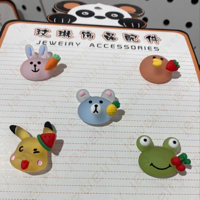 Translucent cartoon with fruits details Picture