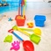 儿童沙滩玩具套装宝宝玩沙子挖沙铲子和桶工具男孩大号沙滩铲套装688-87D图