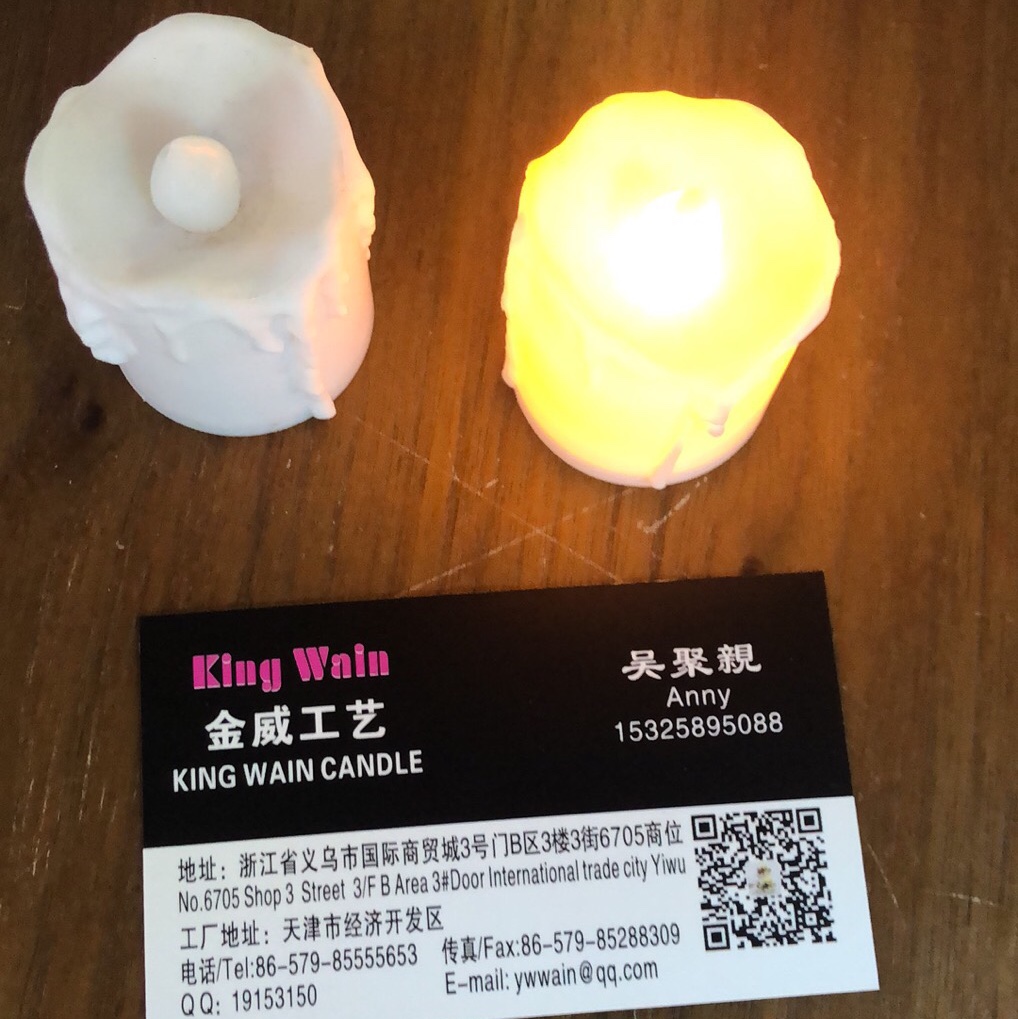 LED tearful candle lamp atmosphere foil artifact thumbnail