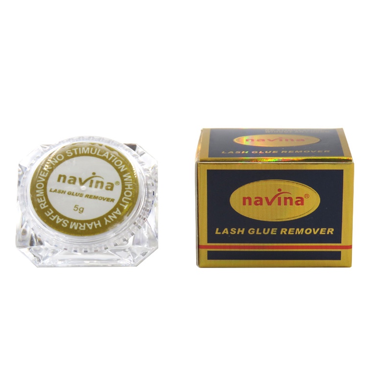 navina 5G False eyelash Extensions Special Glue Remover, Aromatic 5G Glue Remover, Quick removal of False eyelashes. Exclusive for export details Picture