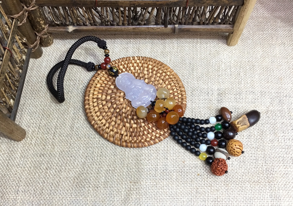 Chalcedony Bodhi pendant details Picture
