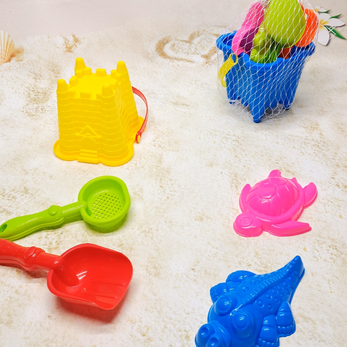 Children's Toy set Indoor sand pool group baby plastic shovel Cassia sand fence colored stone toy sand 688-808