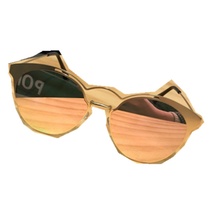 Metallic colored film sunglasses