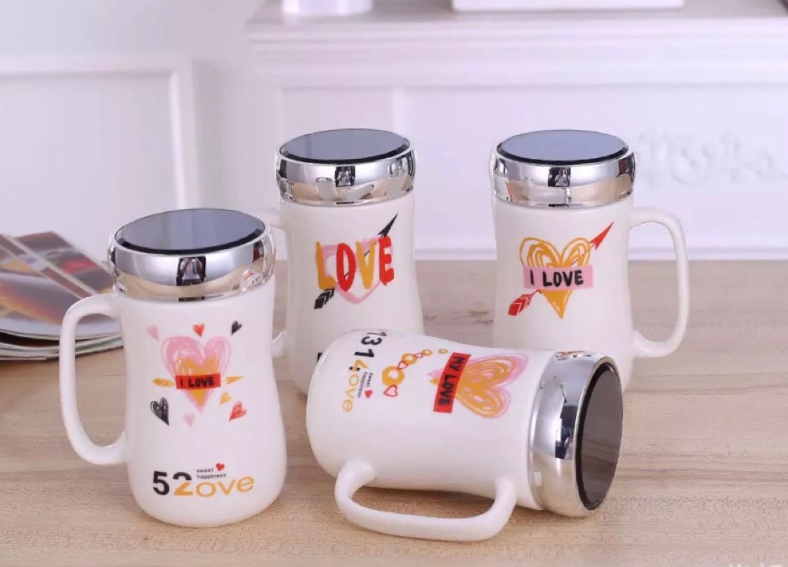love陶瓷镜面杯