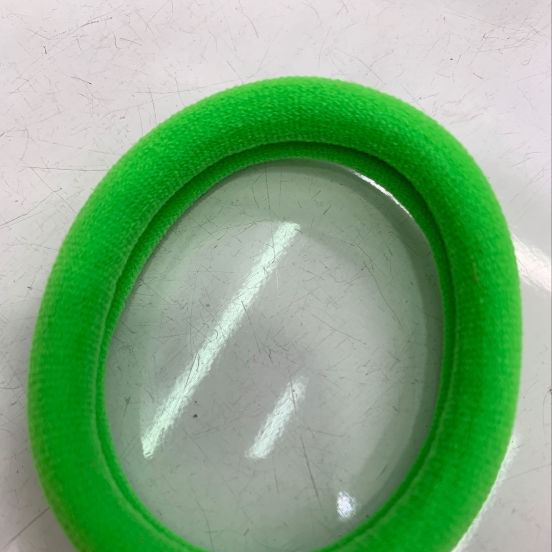 Korean seamless web celebrity versatile fluorescent rubber band thumbnail