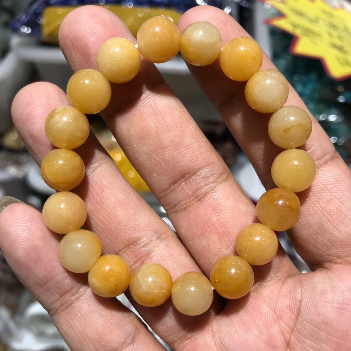 34 Gold Thread Jade bracelet details Picture