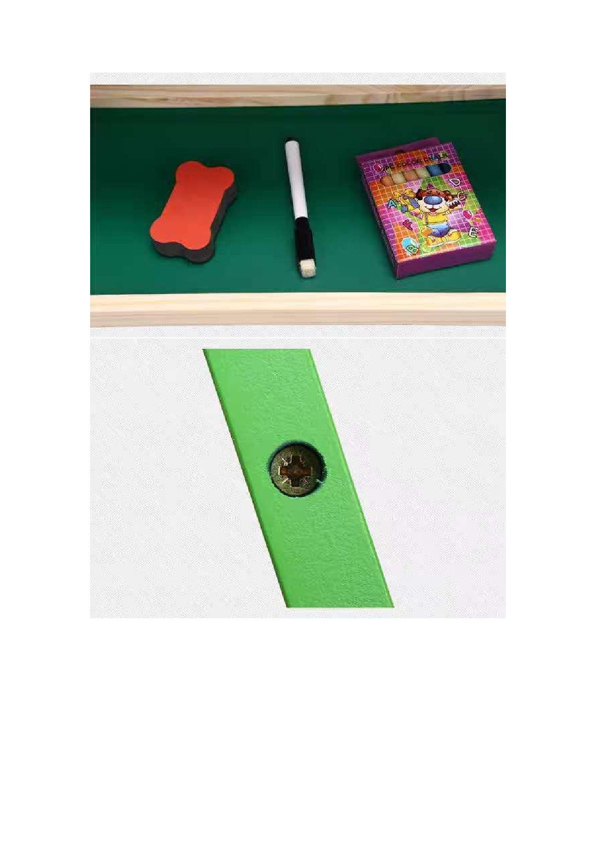 新蕾多功能实木双面磁性儿童画板画架小黑板画画写字板详情5