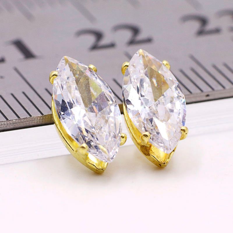 Yili claw chain compares three horse eye zircon single claw 5*10/6*12mm round single claw drill manufacturer wholesale thumbnail