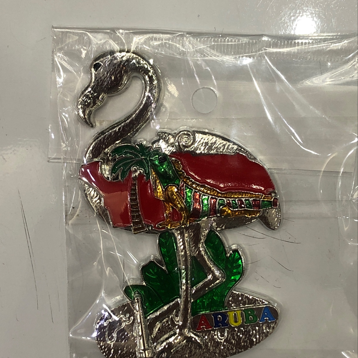 Flamingo fridge magnets