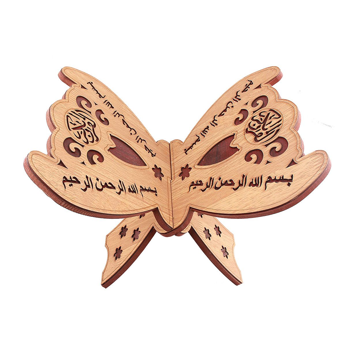 The factory sells Arabic wooden Koran bookshelves and Muslim Islamic scriptures carved in pine sJ1-006 thumbnail