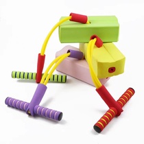 Frog jump children's sound toys kindergarten early education jumping shoes jumping pole equipment cross border jumping ball flashing jump