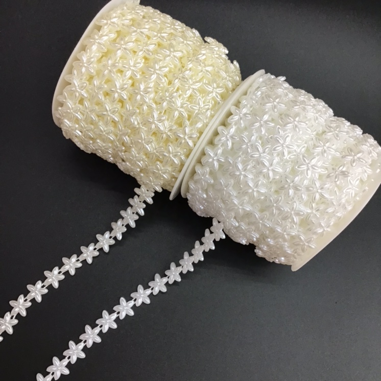 15mmABS cherry blossom bead handcrafted DIY headwear, wedding dress, skirt, clothing accessories, handicrafts and accessories wholesale