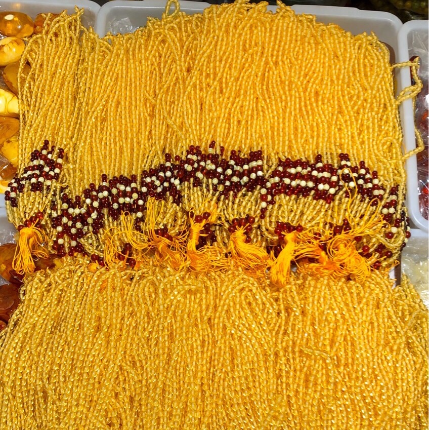 琥珀金珀圆珠6厘琥珀挂件链项链细节图