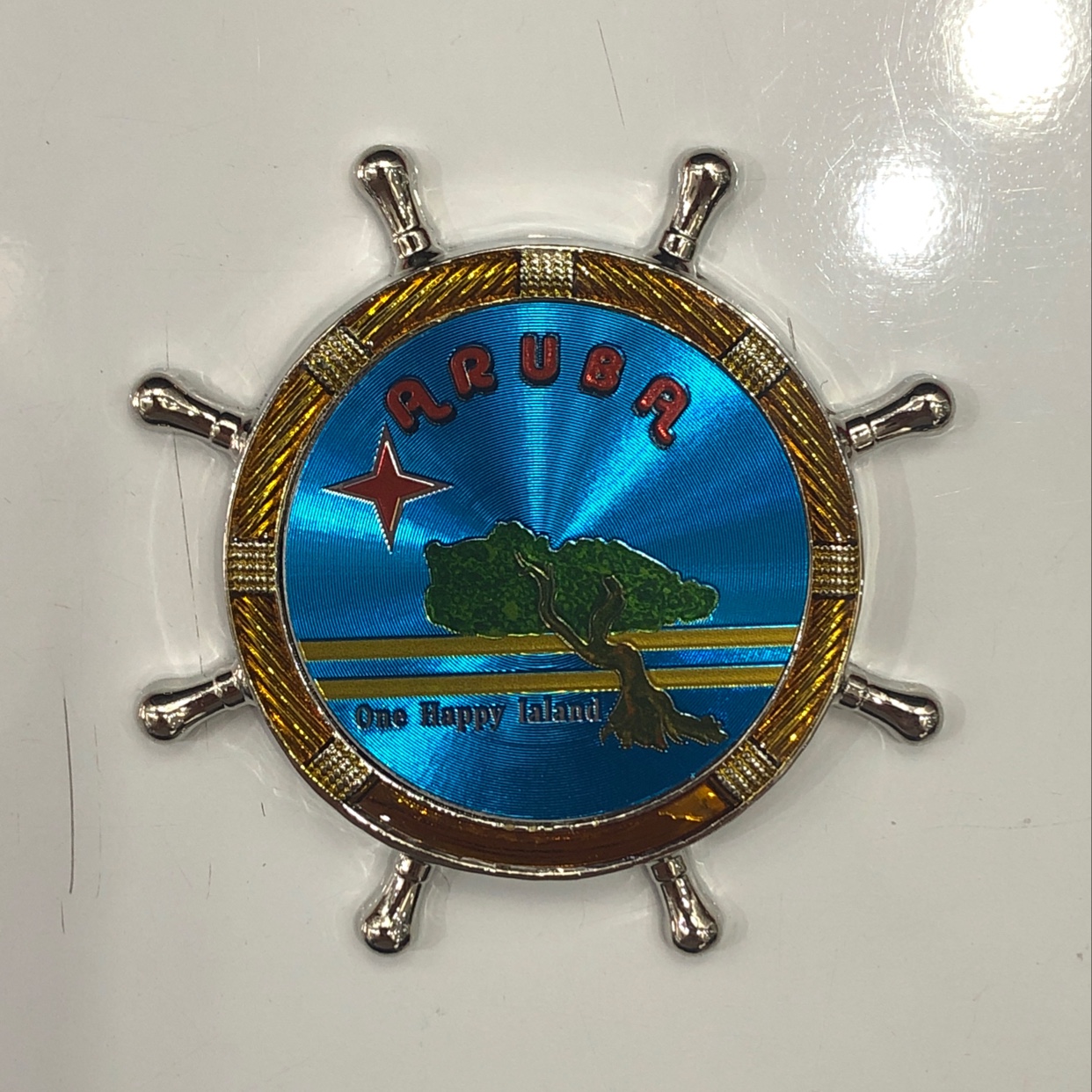 船舵开瓶器冰箱贴产品图
