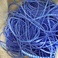蓝白中空绳.划水绳 捆绑绳白底实物图