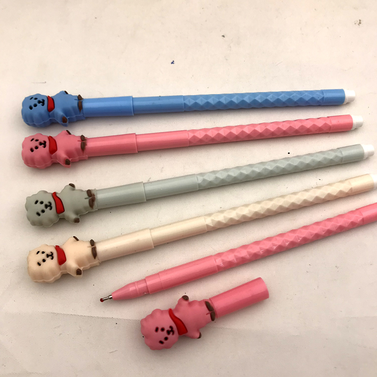 塑料茶杯装圆珠笔卡通造型笔独角兽兔子小狗甜甜圈奥特曼详情图12