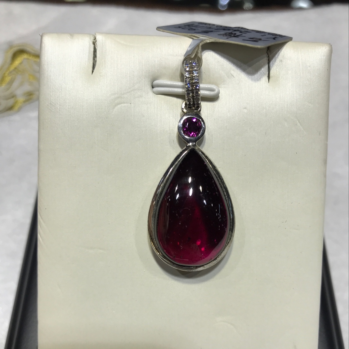 （天然居珠宝）石榴石吊坠925银