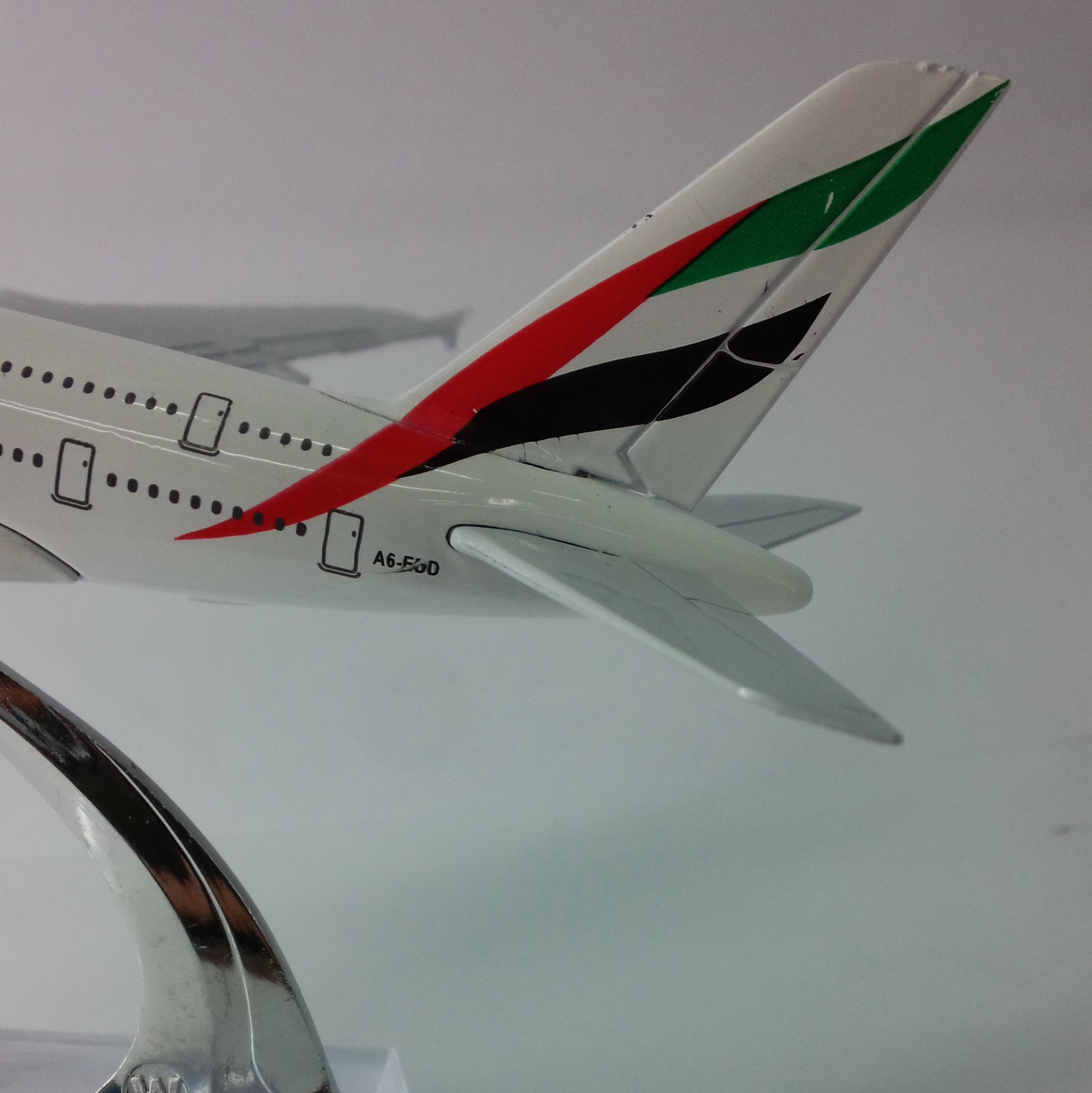 金属飞机模型（阿联酋航空A380）飞机模型  合金飞机模型详情图5