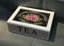 木盒 茶盒 咖啡盒 美式茶盒 收纳盒YG136-2