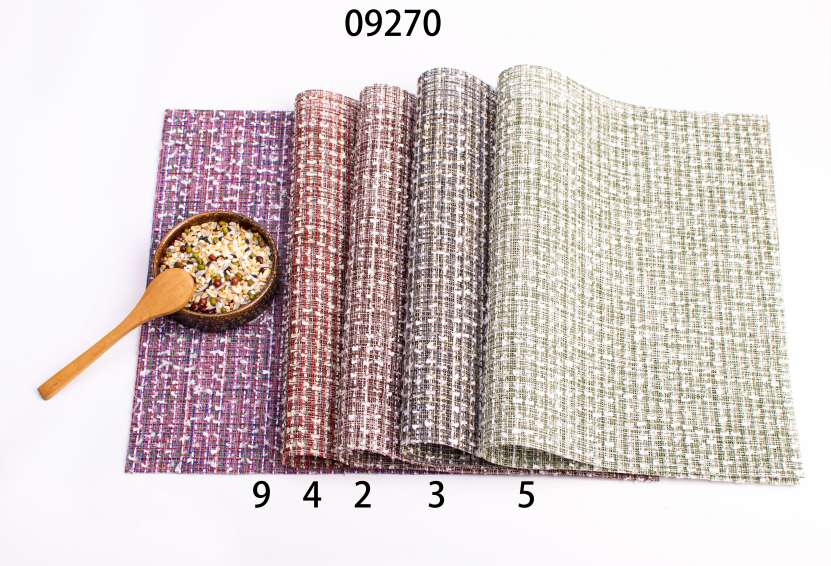 Washing easy to dry western mat washable mat environmental friendly mat PVC jacquard mat wholesale thumbnail