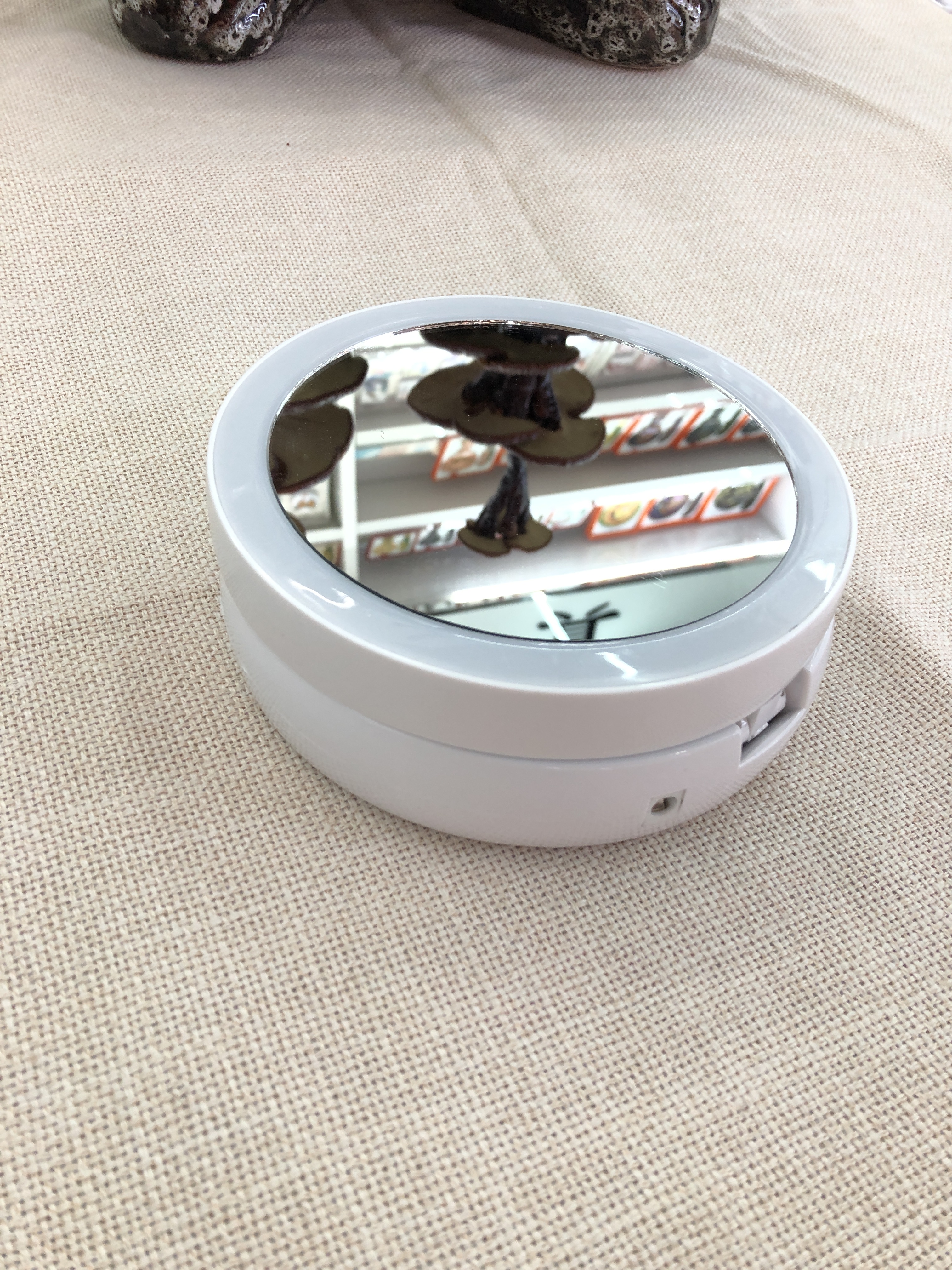 可折叠化妆镜带灯led台式桌面镜学生便捷补光美妆宿舍镜子详情图1