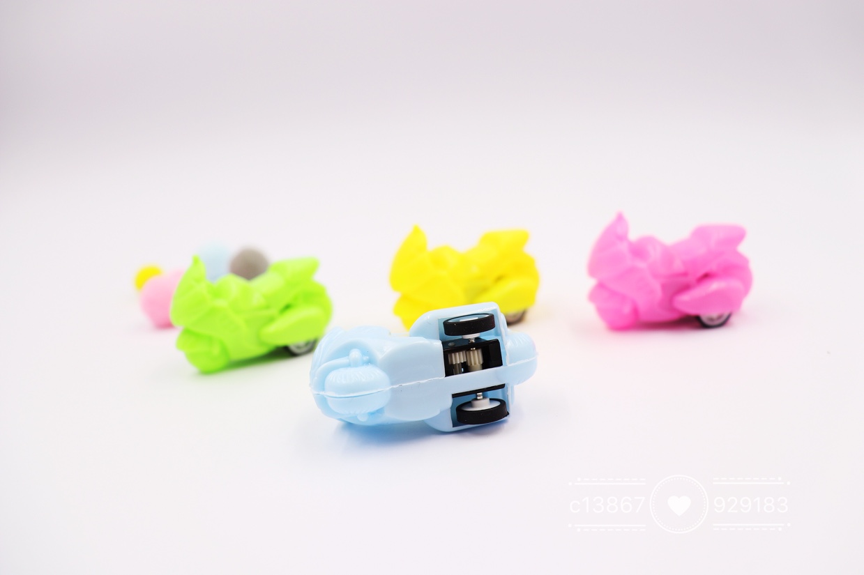 Huili Mini Motorcycle children's plastic toy giveaway Gacha Party toy Specification image