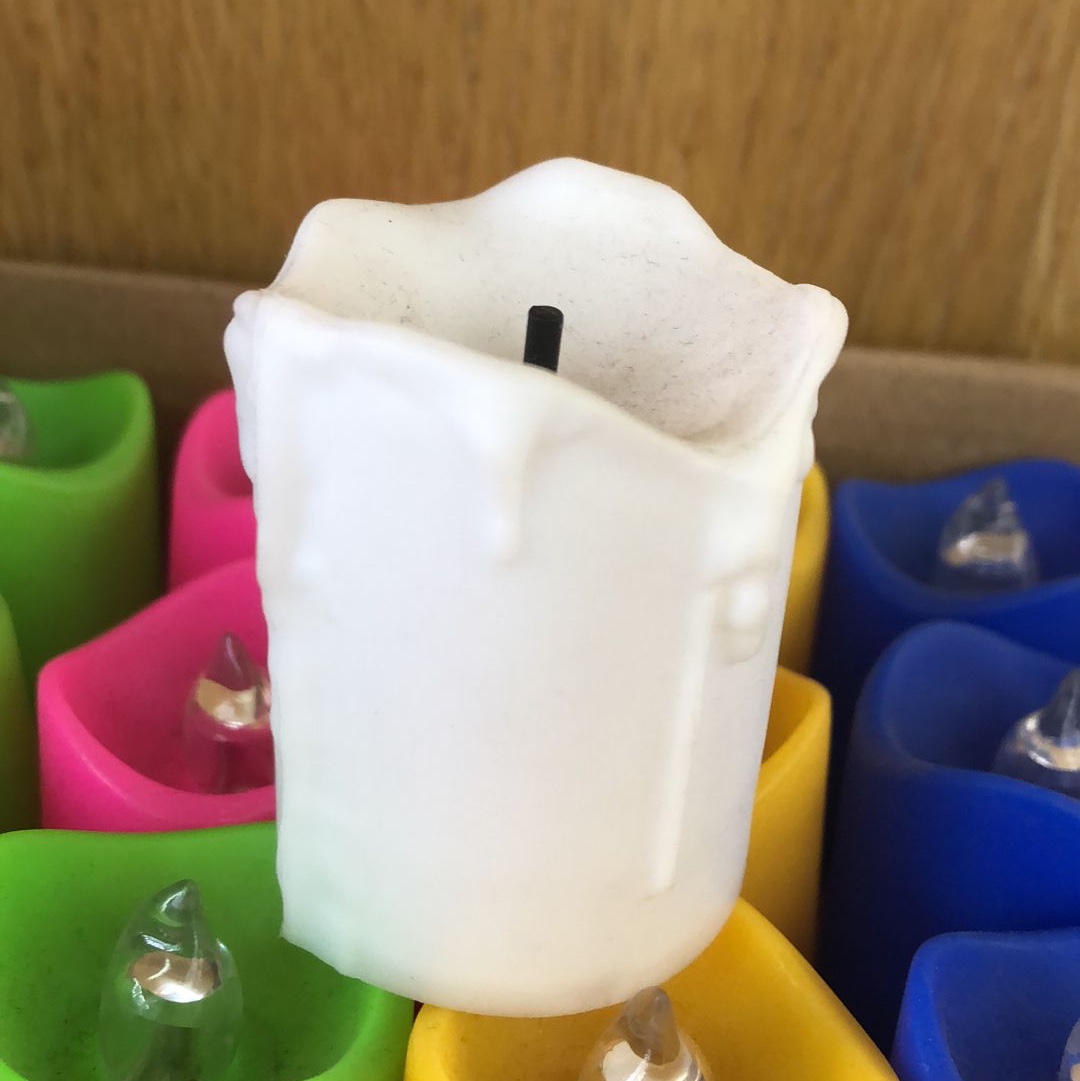 Black Wick shed tears candle lamp