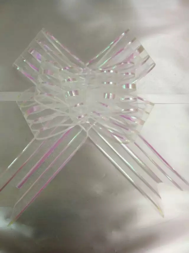 50雪纱丝绸拉花婚车婚房装饰，5线纱拉花，礼品盒装饰拉花拉花，节日庆典装饰，花束包装详情图1