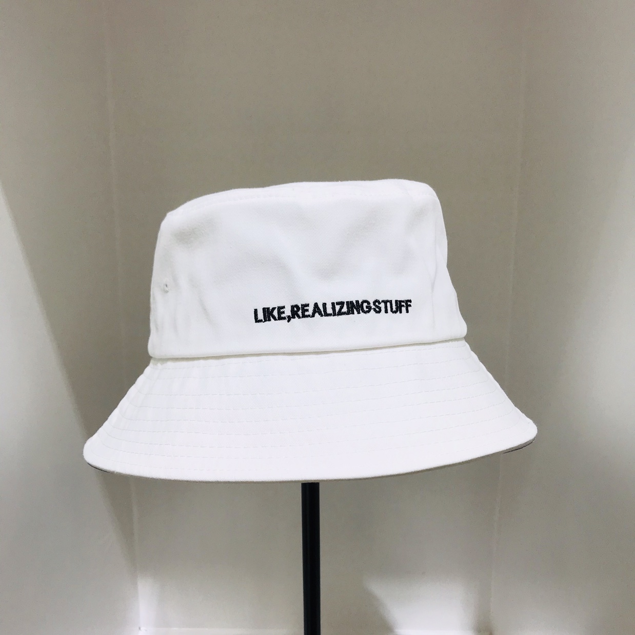 Small letter English fisherman's hat, sun hat details Picture