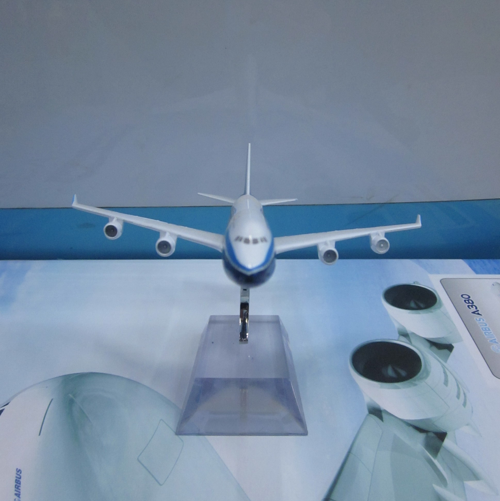 飞机模型B747-400原型机合金飞机模型金属飞机模型详情图2