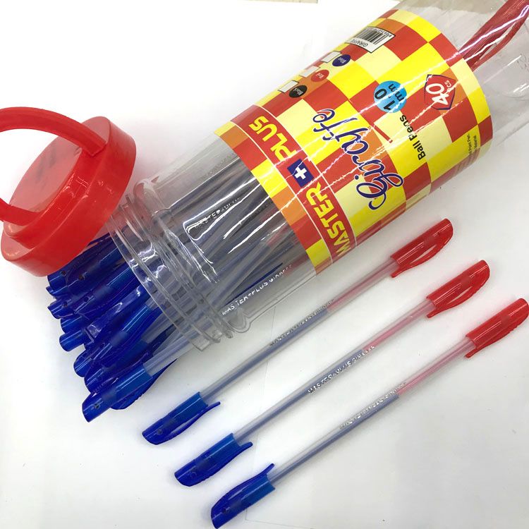 Long ballpoint candy canning string ballpoint pen double - headed two - color ballpoint pen